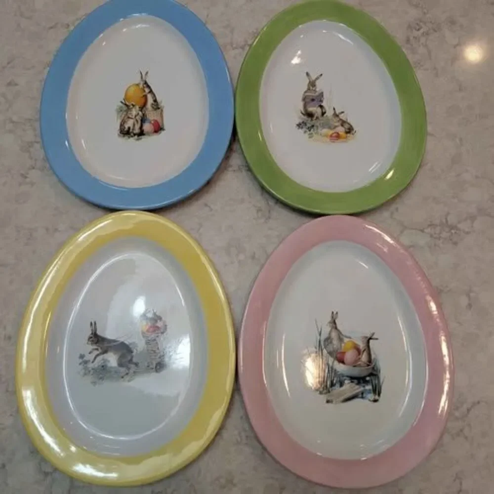 Williams-Sonoma Easter Bunny Nostalgia Plates